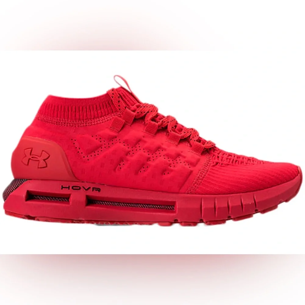 Under Armour men 7-1/2 slip on RED Hovr Phantom CT running athletic shoe sneaker